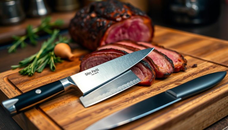 Professional slicing knives for roasts