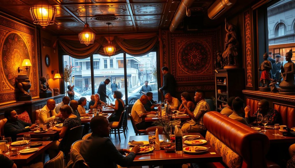 African Restaurant Cultural Atmosphere in Cincinnati