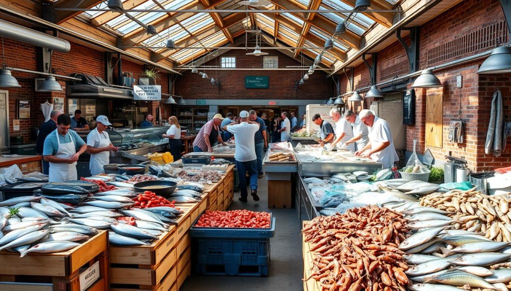 Boston Fish Market Seafood Selection