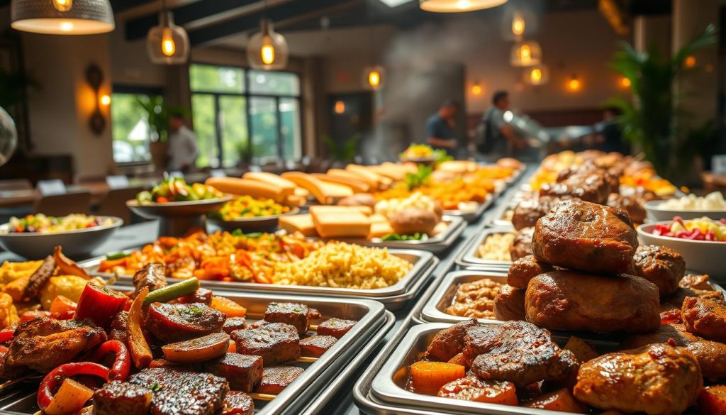 Brazilian Gourmet Buffet Selection