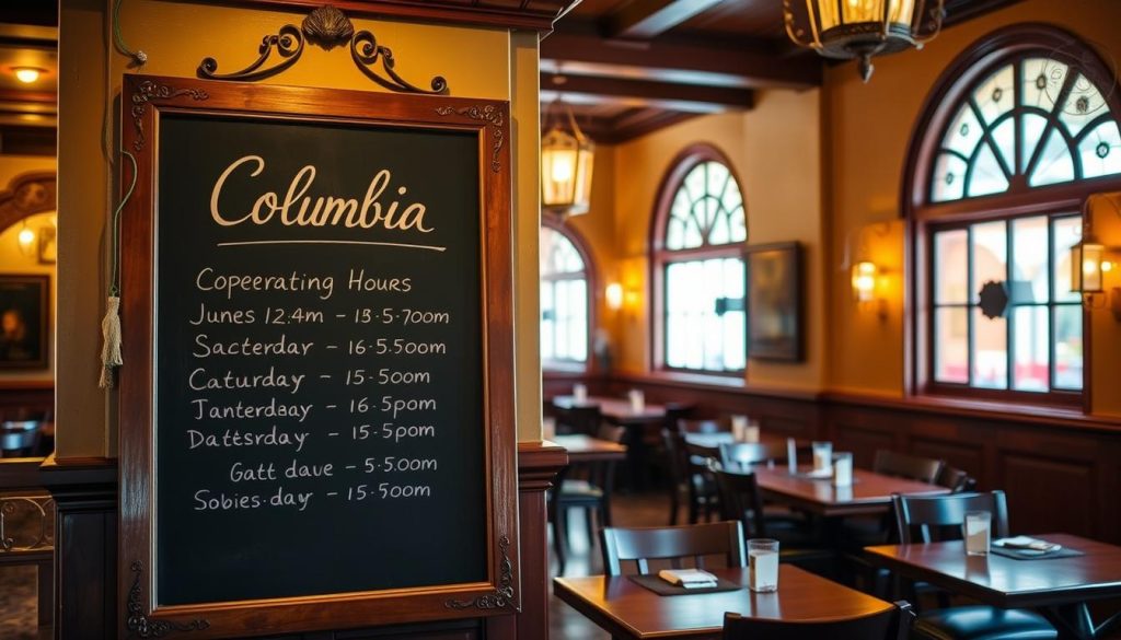 Columbia Restaurant Orlando Hours