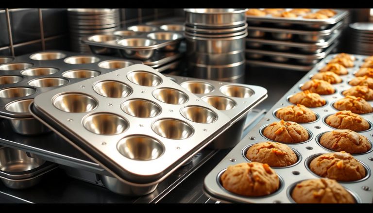 Commercial muffin tins for large batches