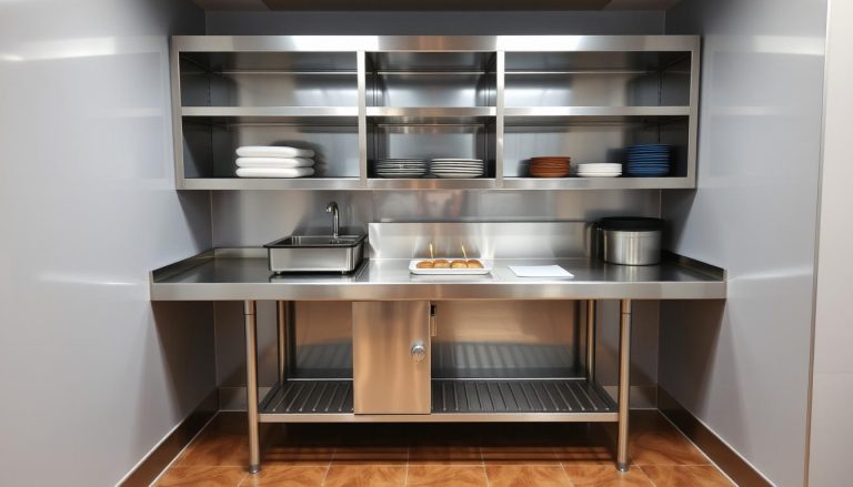 Commercial sandwich prep stations for tight spaces