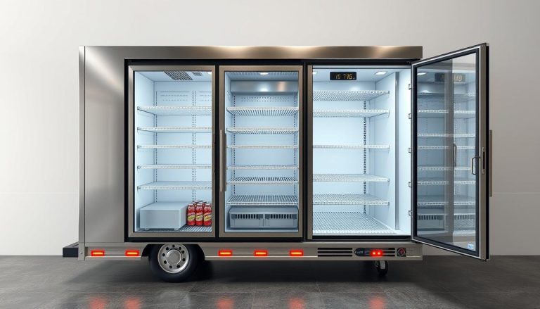 Compact commercial refrigerators for trucks