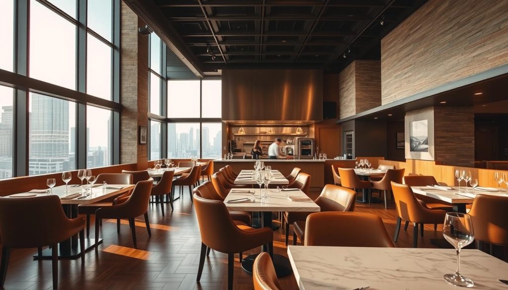 Contemporary Italian Restaurant Design Chicago