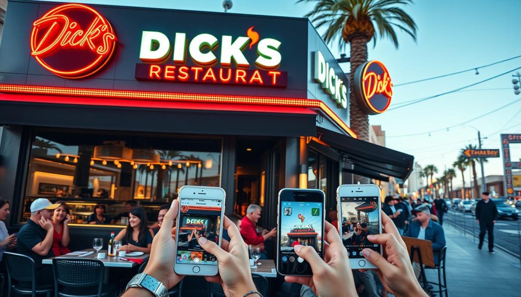 Dick's Restaurant Las Vegas social media presence