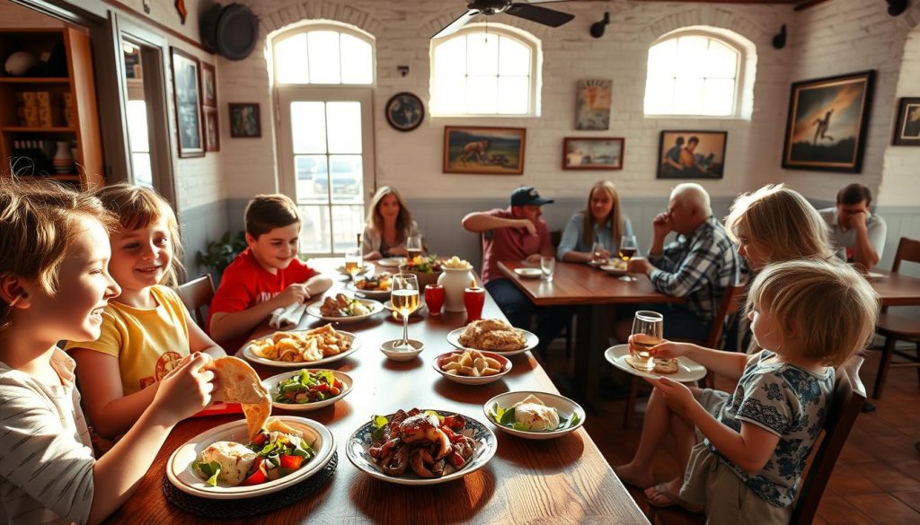 Family Dining at Houston Greek Cafes