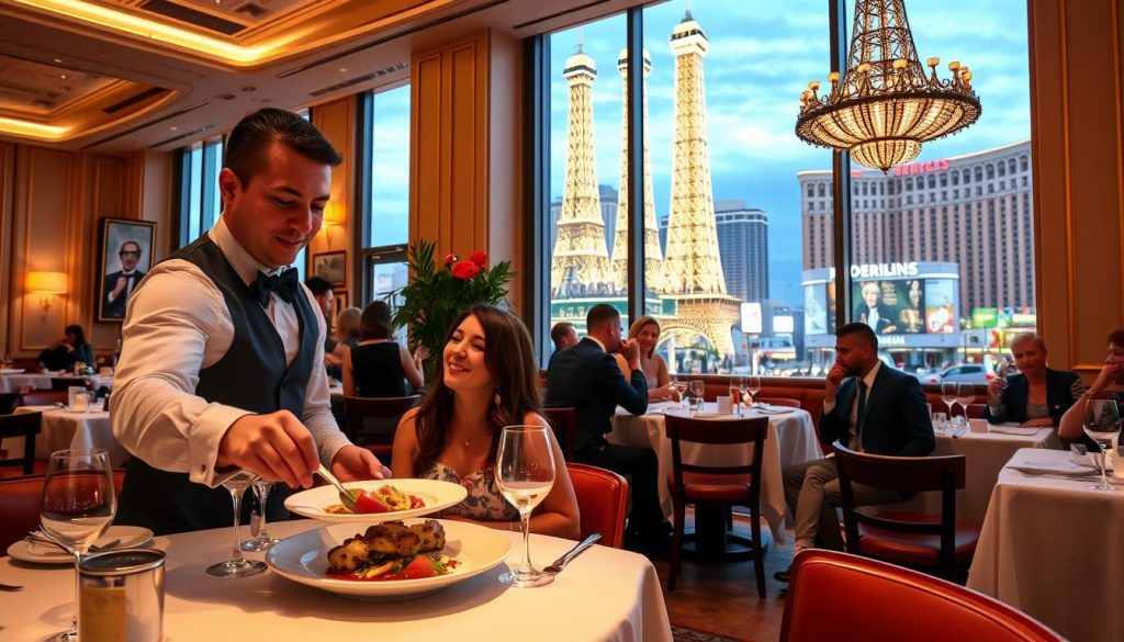 French restaurant Las Vegas service