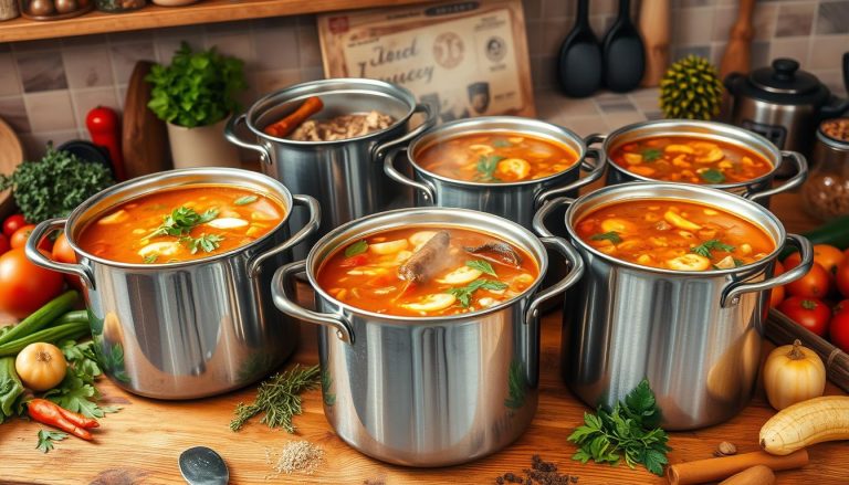 Heavy-duty stock pots for soups and stews