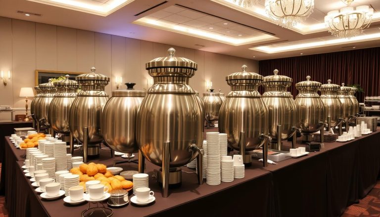 Large-capacity coffee urns for events