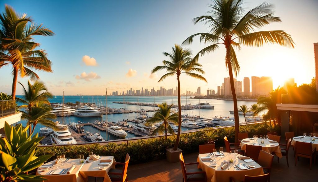 Miami Waterfront Dining Panoramic Views