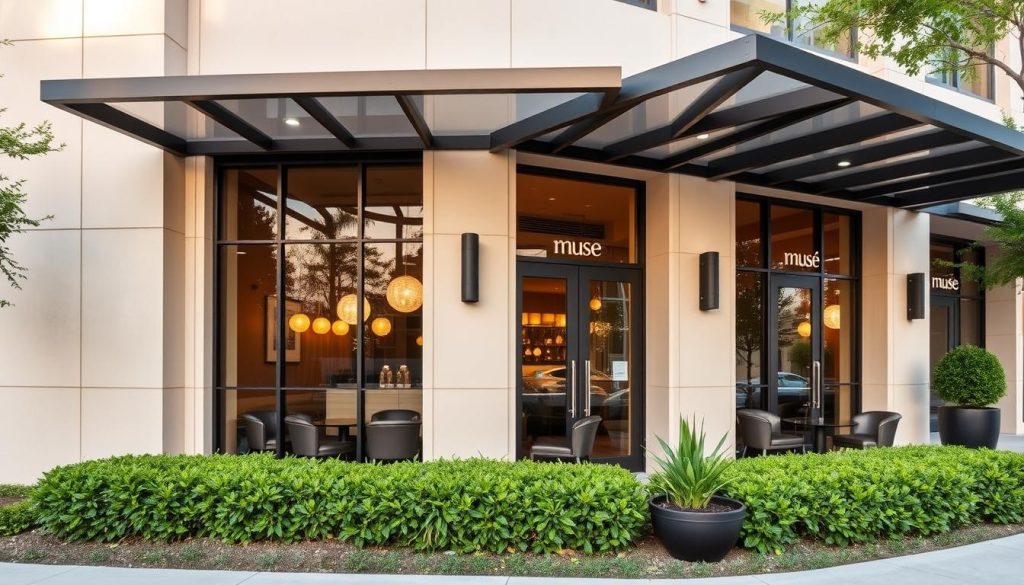 Muse Restaurant Houston Exterior