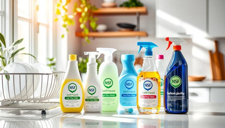 NSF-approved kitchen cleaning chemicals