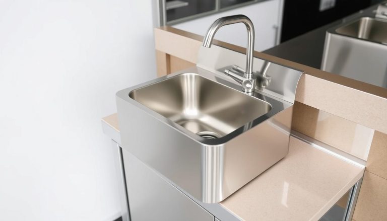 Portable hand-washing sinks for food carts