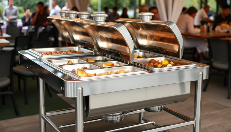 Portable steam tables for outdoor events