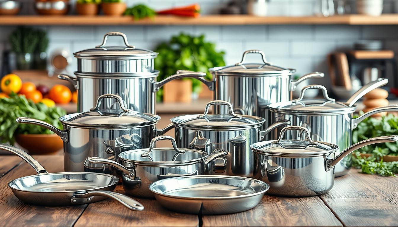 Stainless steel cookware sets for restaurants