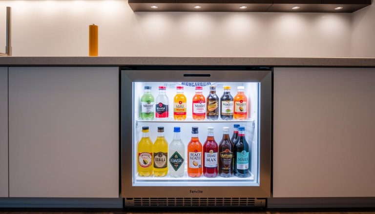 Under-counter beverage refrigerators