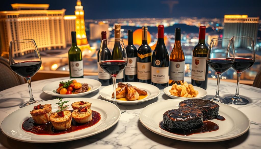 las vegas culinary delights wine pairings